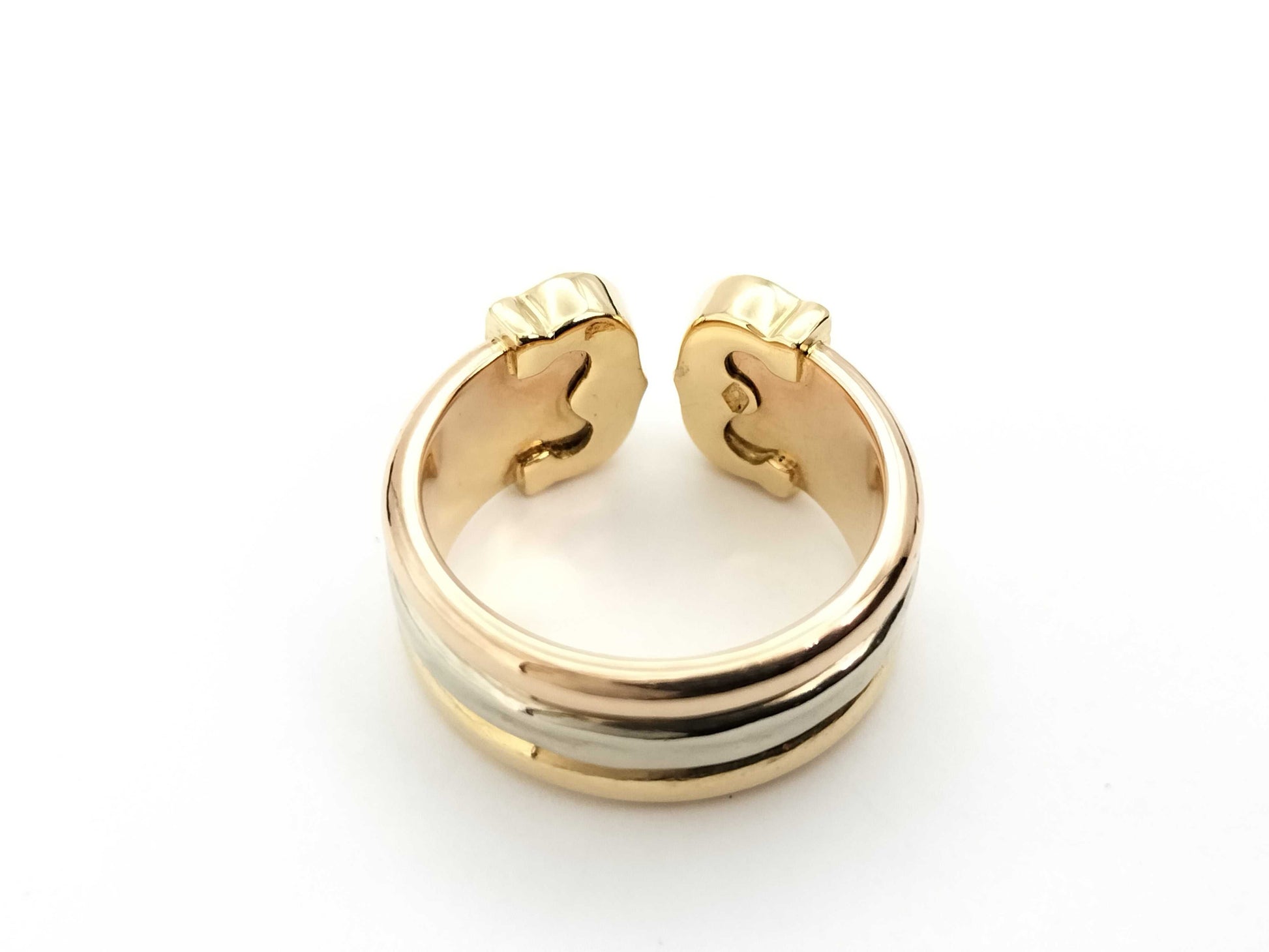 Cartier 2C #50 Diamond Three-Color 750 8.0g Ring 