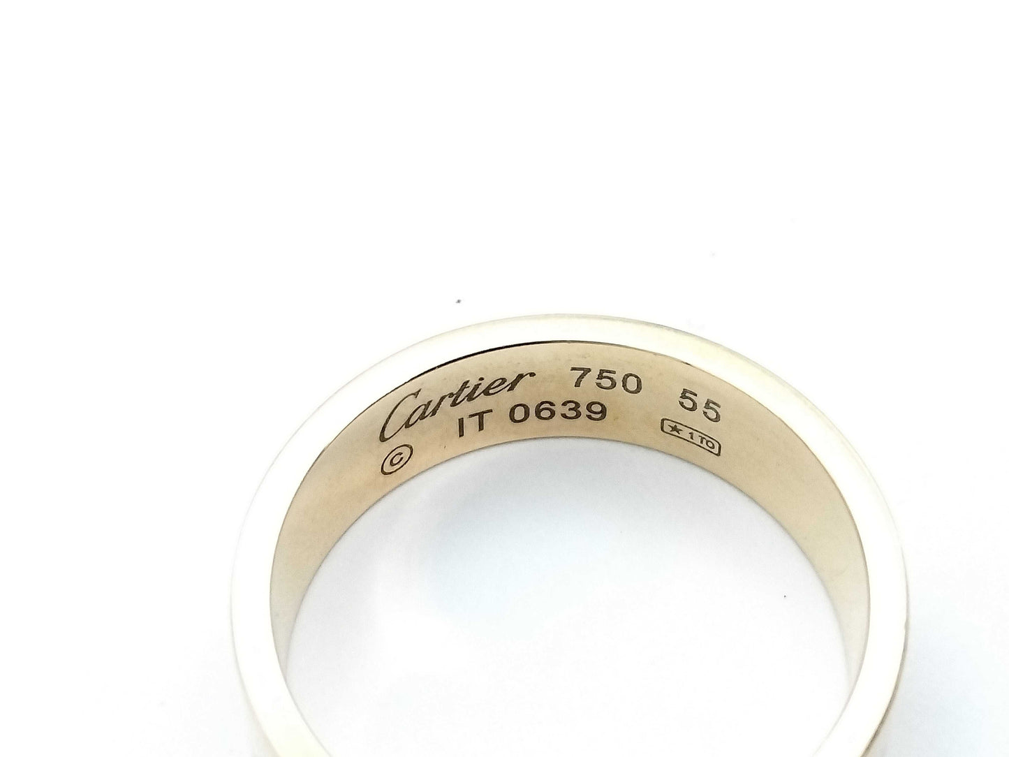 Cartier Love #55 Yellow Gold 750 6.0g Ring 
