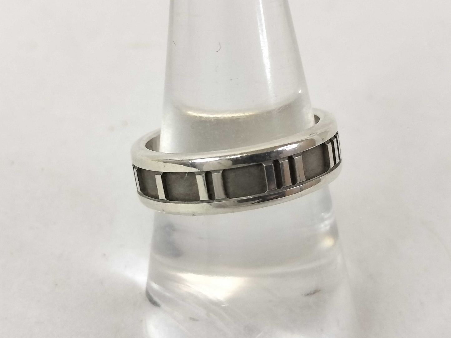 Tiffany & Co. Atlas Tiffany Atlas Ring, SV925, Size 57, 6.0g