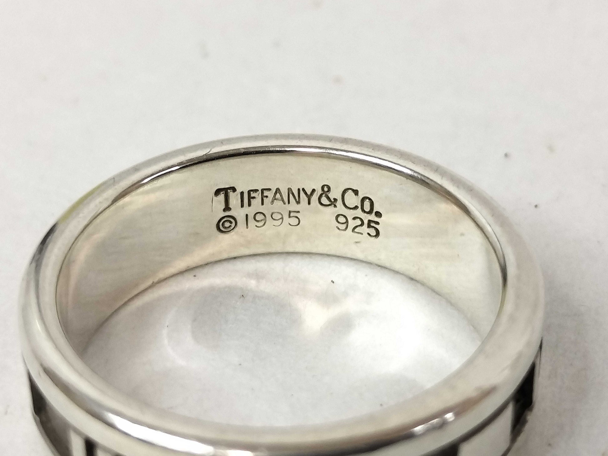 Tiffany & Co. Atlas Tiffany Atlas Ring, SV925, Size 57, 6.0g