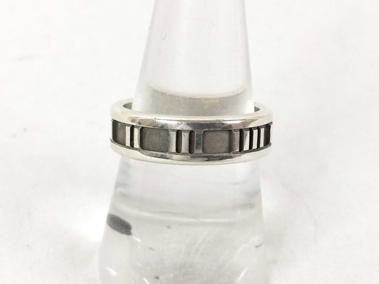 Tiffany & Co. Atlas Tiffany Atlas Ring, SV925, Size 57, 6.0g
