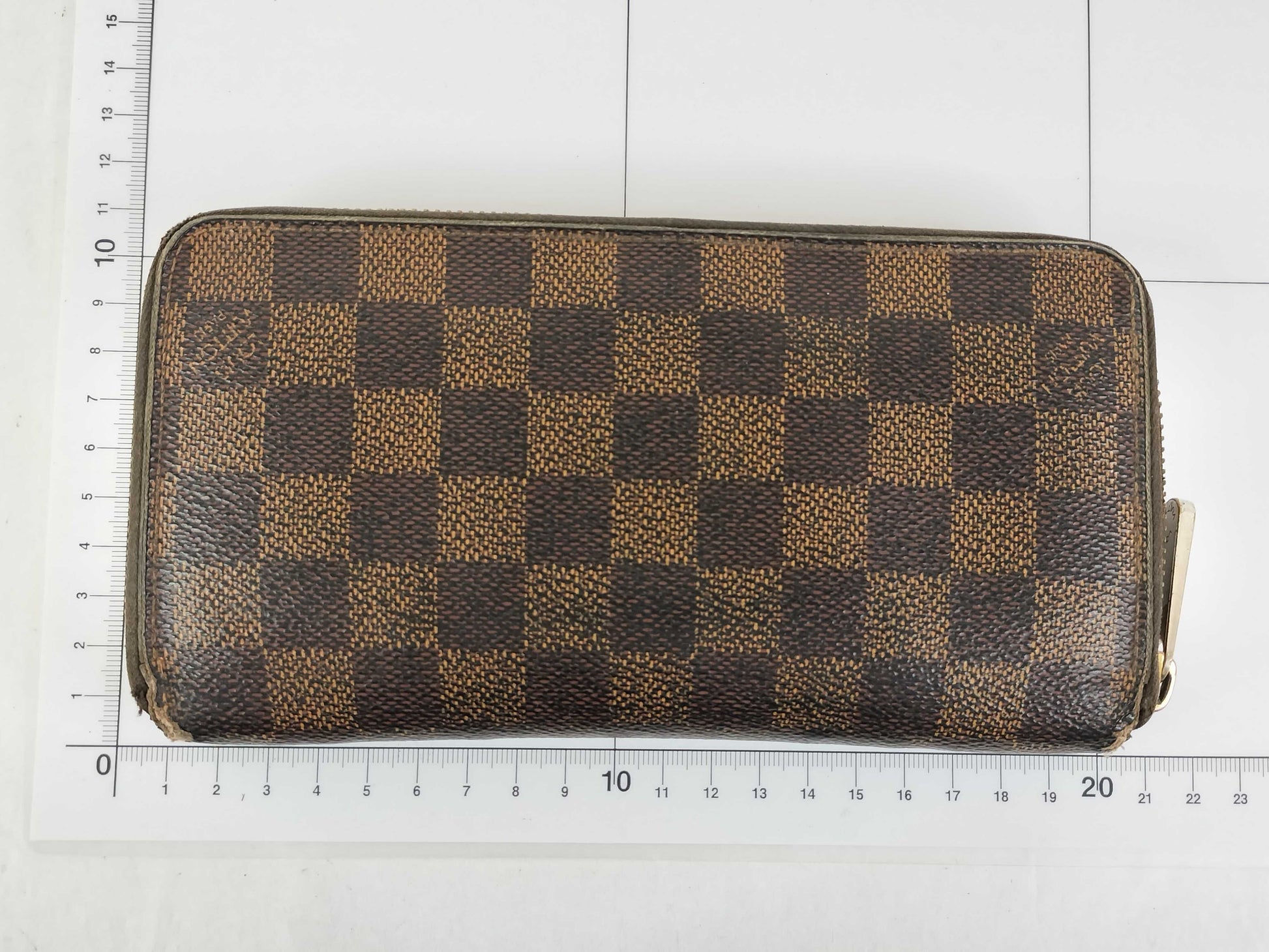 LOUIS VUITTON Damier Zippy Wallet Long Wallet