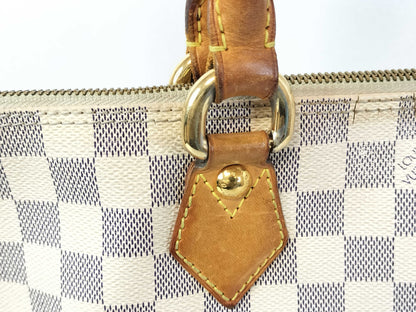 LOUIS VUITTON Damier Azur Saleya PM Handbag Tote Bag