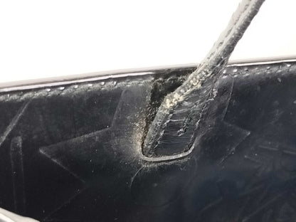 PRADA PRADA Enamel All-Over Print Hand Tote Bag Black Tote Bag