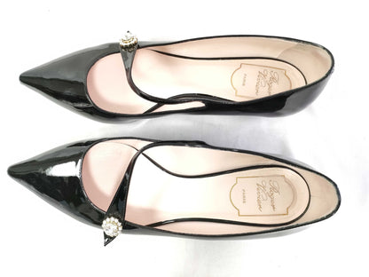 ROGER VIVIER Mary Jane Pumps Patent Beaded Pumps