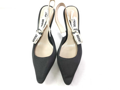 Dior DIOR JAdior Slingback Pumps Fabric Pumps