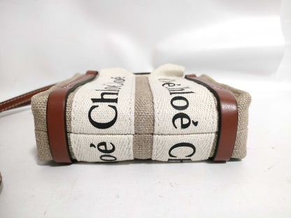 Chloe Woody Nano Shoulder Bag, Unused