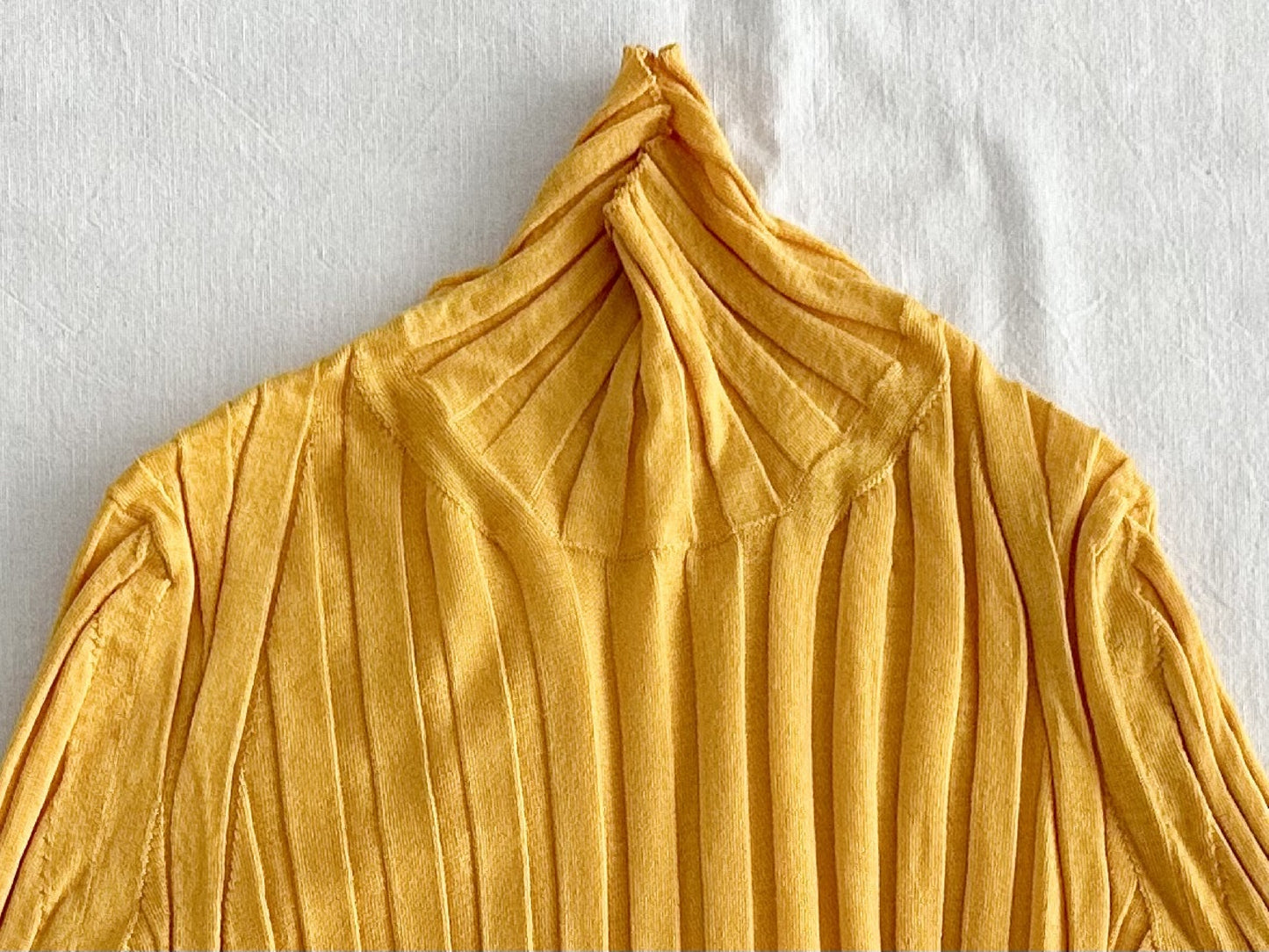 CELINE Phoebe-era wool rib turtleneck sweater, size M, by Phoebe Philo.