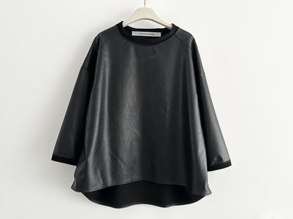 COGTHEBIGSMOKE Eco Leather Top, Black