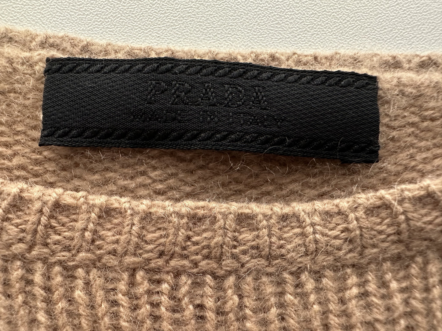 PRADA PRADA Prada Cashmere Knit Top, Size 40, Black Tag