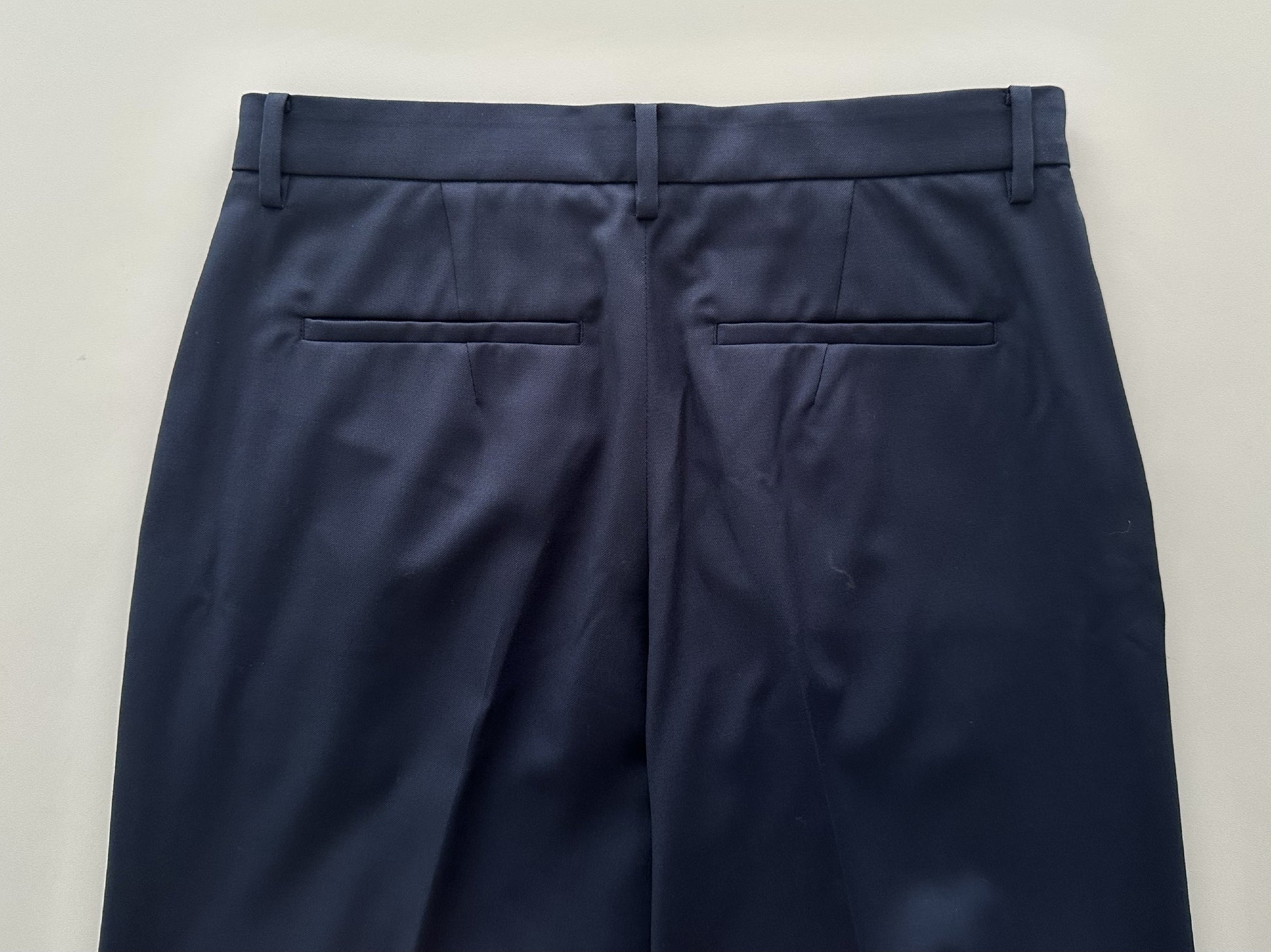 AP STUDIO Wool Slacks, Navy, Size 36, Pants
