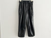 A PUPIL Eco Leather Pants, Black, Size XS