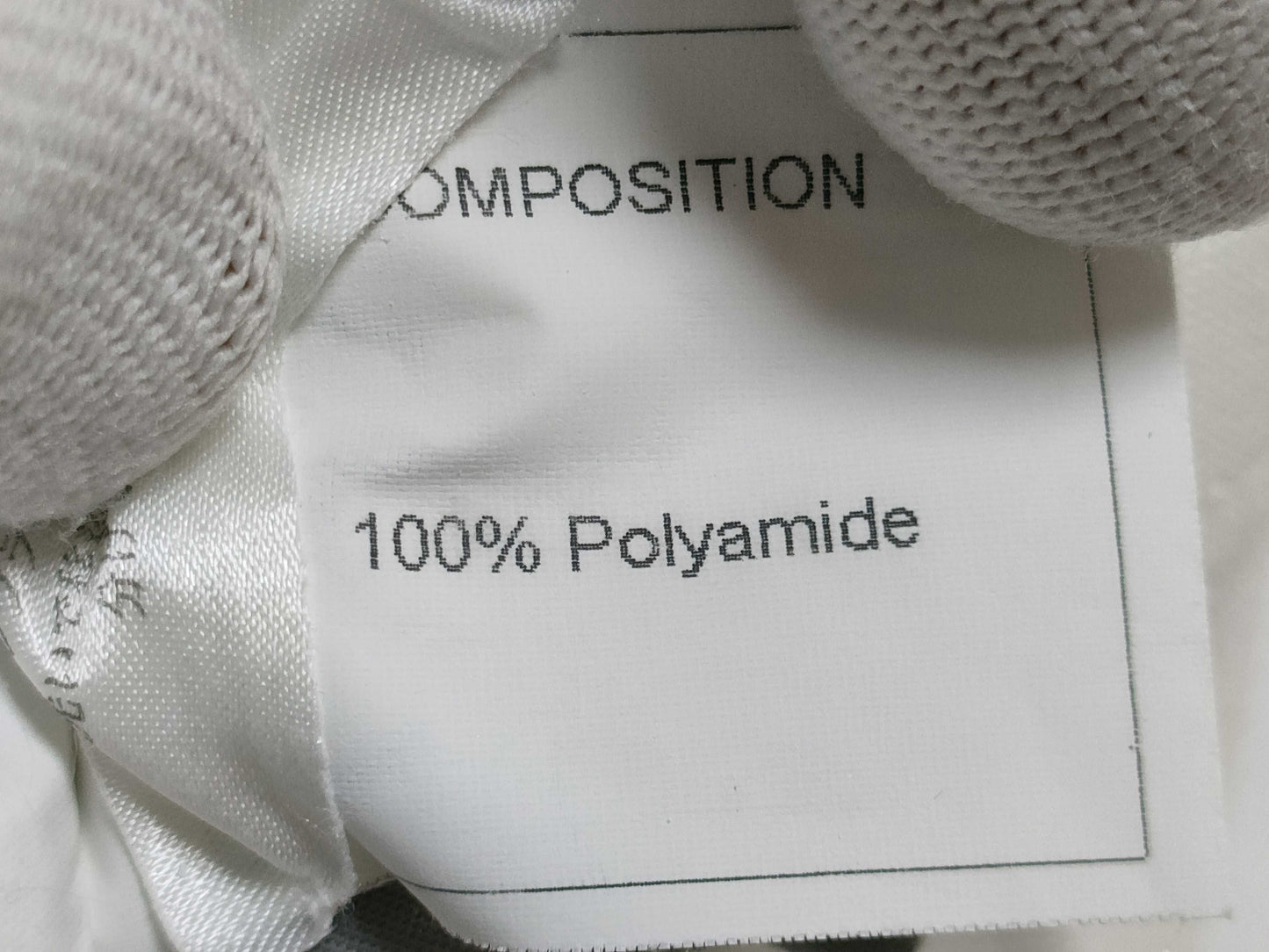 CHANEL 01P P17575V09971 Sport Line Coco Mark T-Shirt, Short Sleeve, White, Gray, Size 38