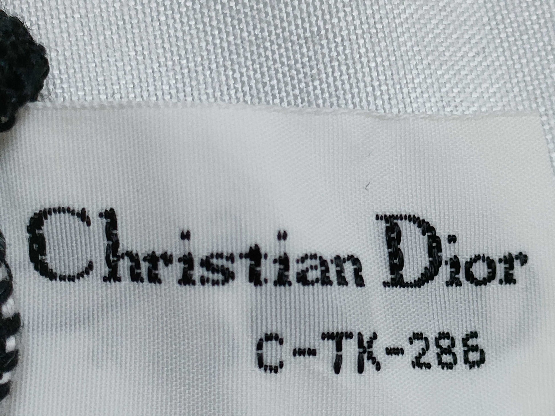 Dior Trotter Knit Tank Top, Black, Size M