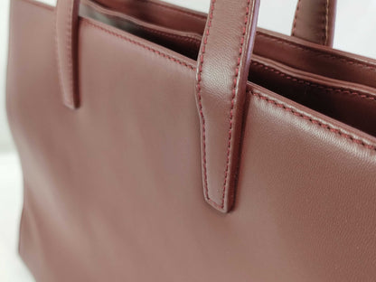 LOEWE Nappa Aire Anagram 2-way Handbag/Shoulder Bag, Bordeaux, with Dust Bag