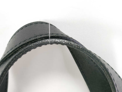 BURBERRY Nova Check Handbag Leather Black Tote Bag