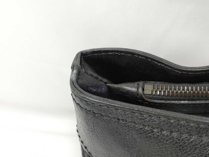 CELINE Boogie Bag Handbag Quilted Leather Black Handbag