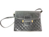 Yves Saint Laurent Quilted Shoulder Bag in Black Leather