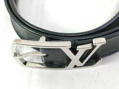 LOUIS VUITTON Damier Graphite Belt M6057