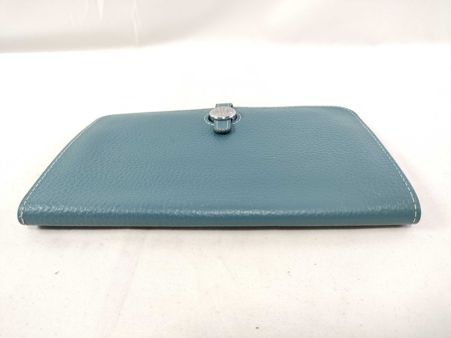 HERMES Dogon HERMES Hermes Dogon Wallet Blue Wallet