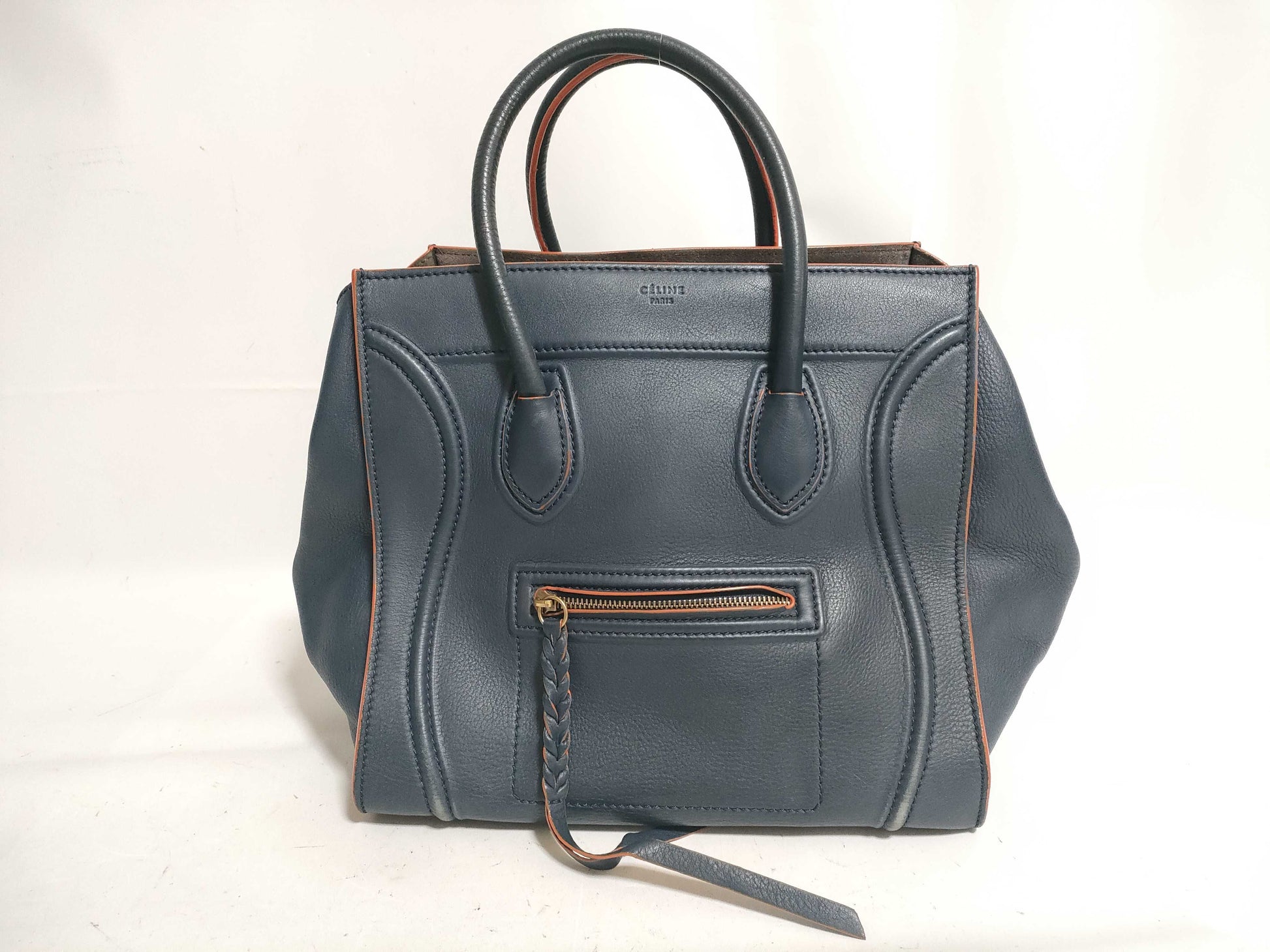 CELINE Luggage Phantom Leather Handbag