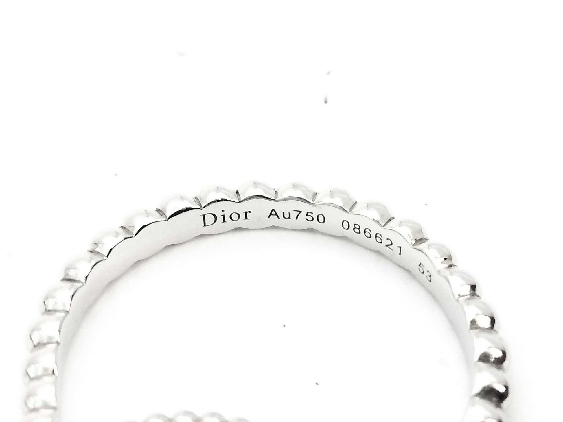 Dior Rose Devant #53 Diamond WG Au750 5.5g Ring 