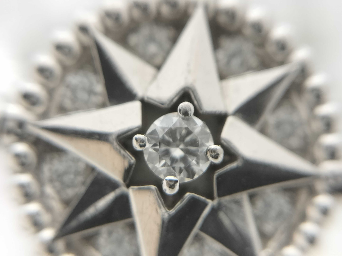 Dior Rose Devant #53 Diamond WG Au750 5.5g Ring 