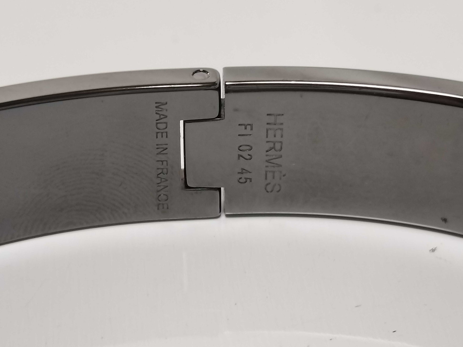 HERMES Click Clack PM Black Bracelet/Bangle