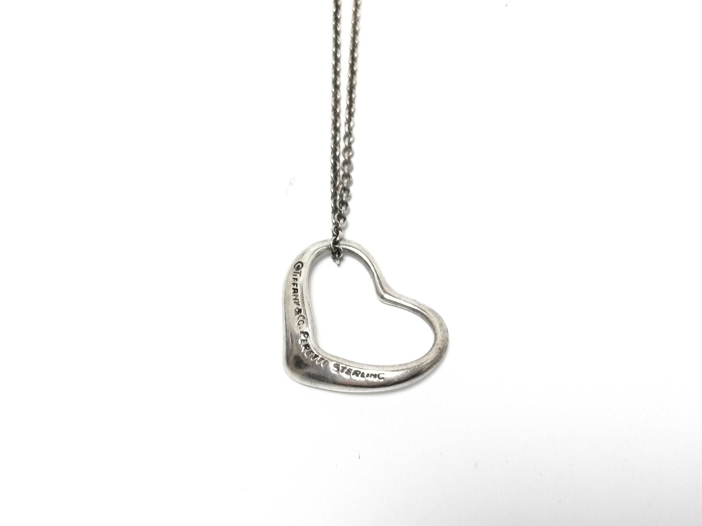 Tiffany & Co. Open Heart Tiffany Necklace Heart Necklace