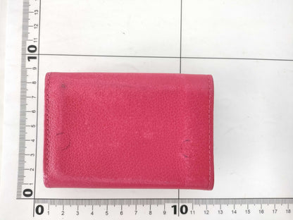 LOUIS VUITTON Louis Vuitton Portefeuille Lock Mini Taurillon Leather RFID Folding Wallet