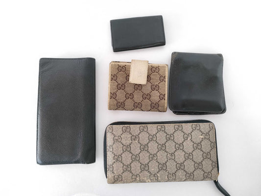 GUCCI brand wallets Gucci, Dunhill, Givenchy, Dolce & Gabbana 5-piece wallet
