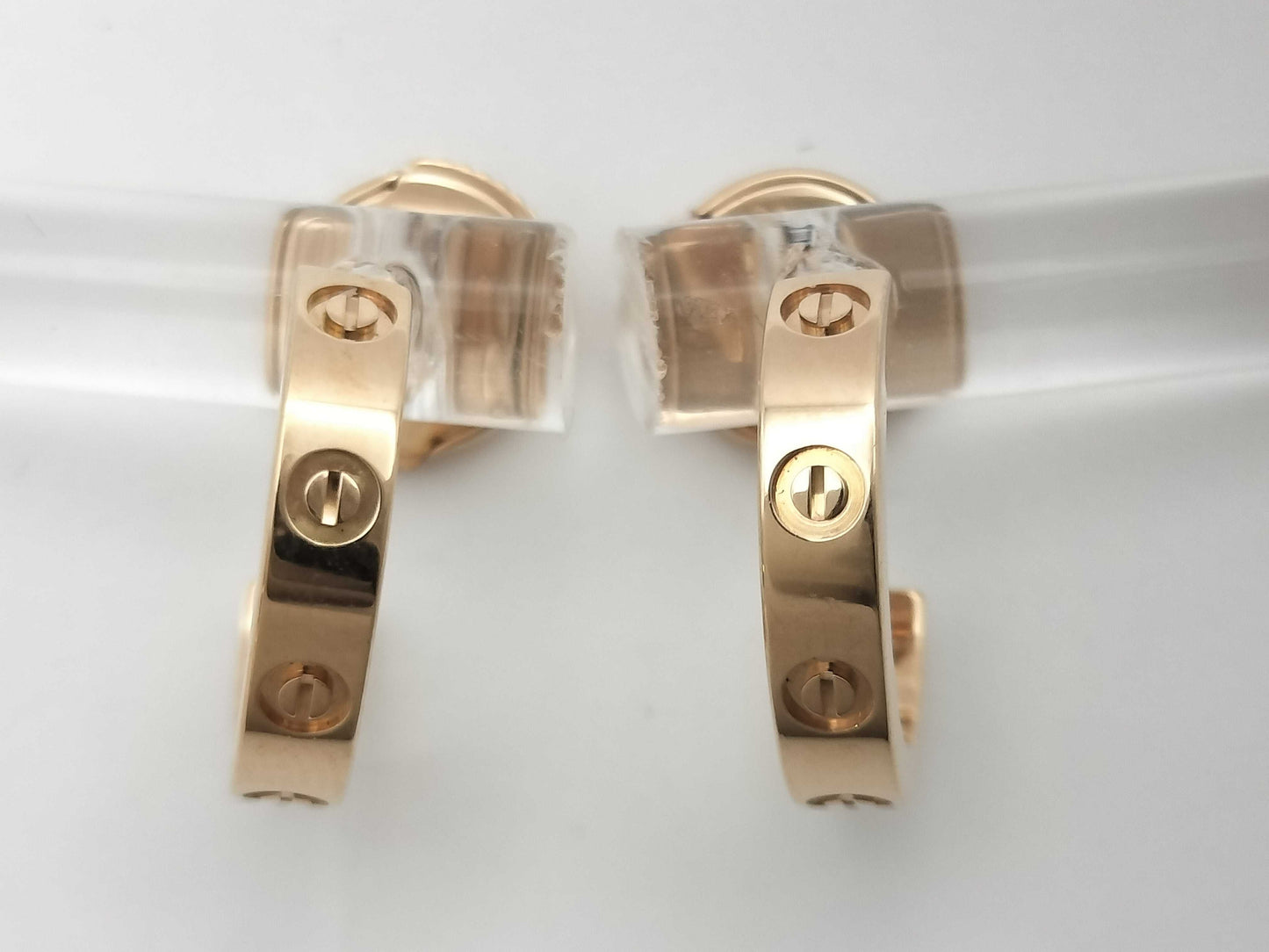 Cartier Mini Love PG Au750 3.5g Earrings 