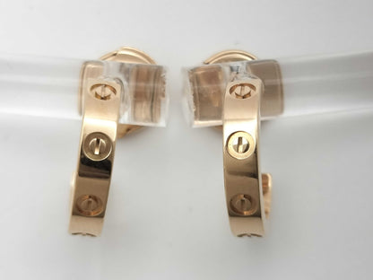 Cartier Mini Love PG Au750 3.5g Earrings 