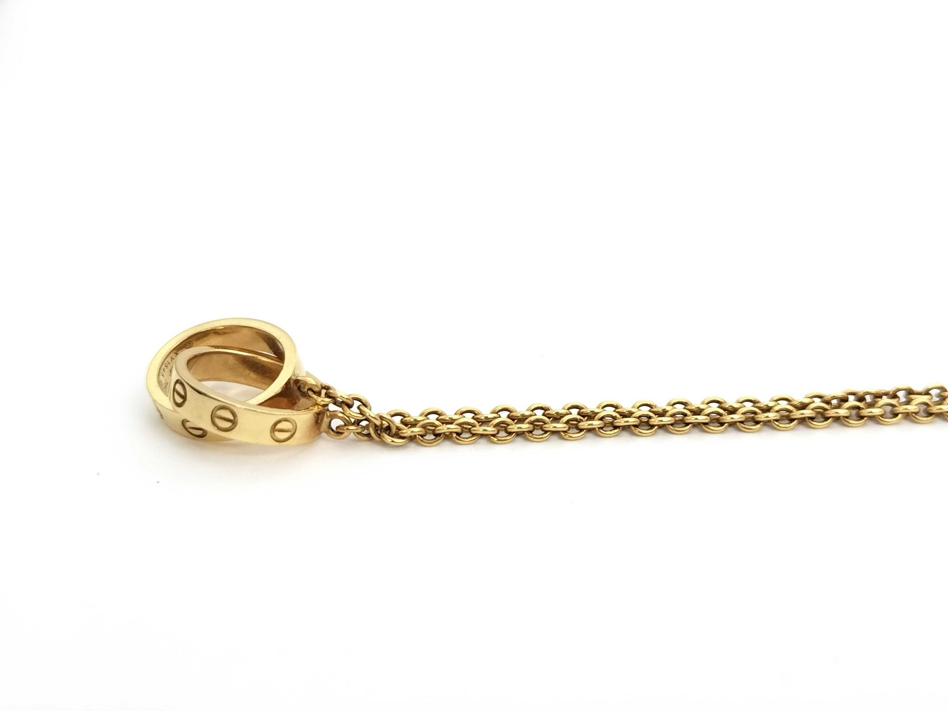 Cartier Baby Love YG 750 7.0g Necklace 