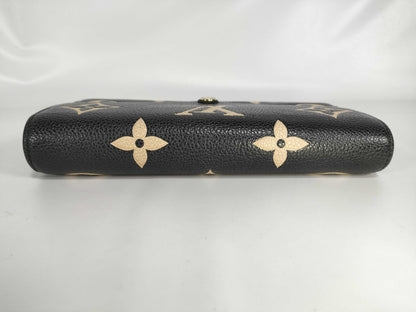 LOUIS VUITTON Monogram Empreinte Monogram Empreinte Bicolor Monogram M80496 Wallet