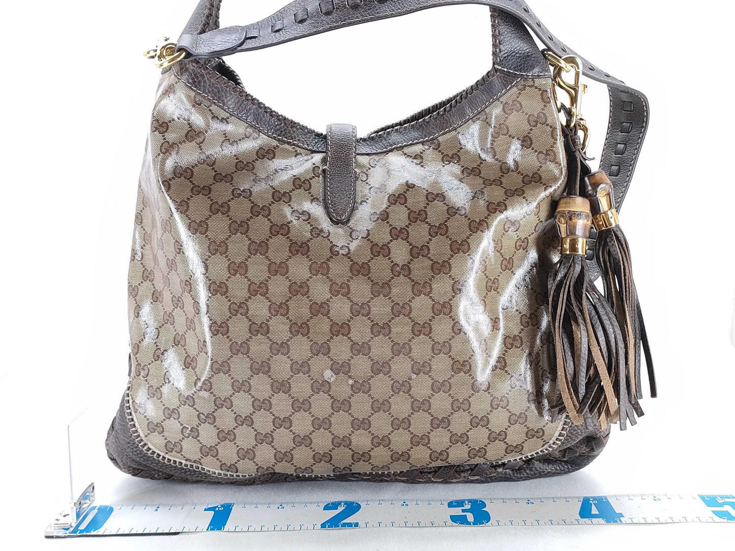 GUCCI Jackie GUCCI GG Imprime New Jackie Shoulder Bag Brown 218491 486628 Accessories Shoulder Bag