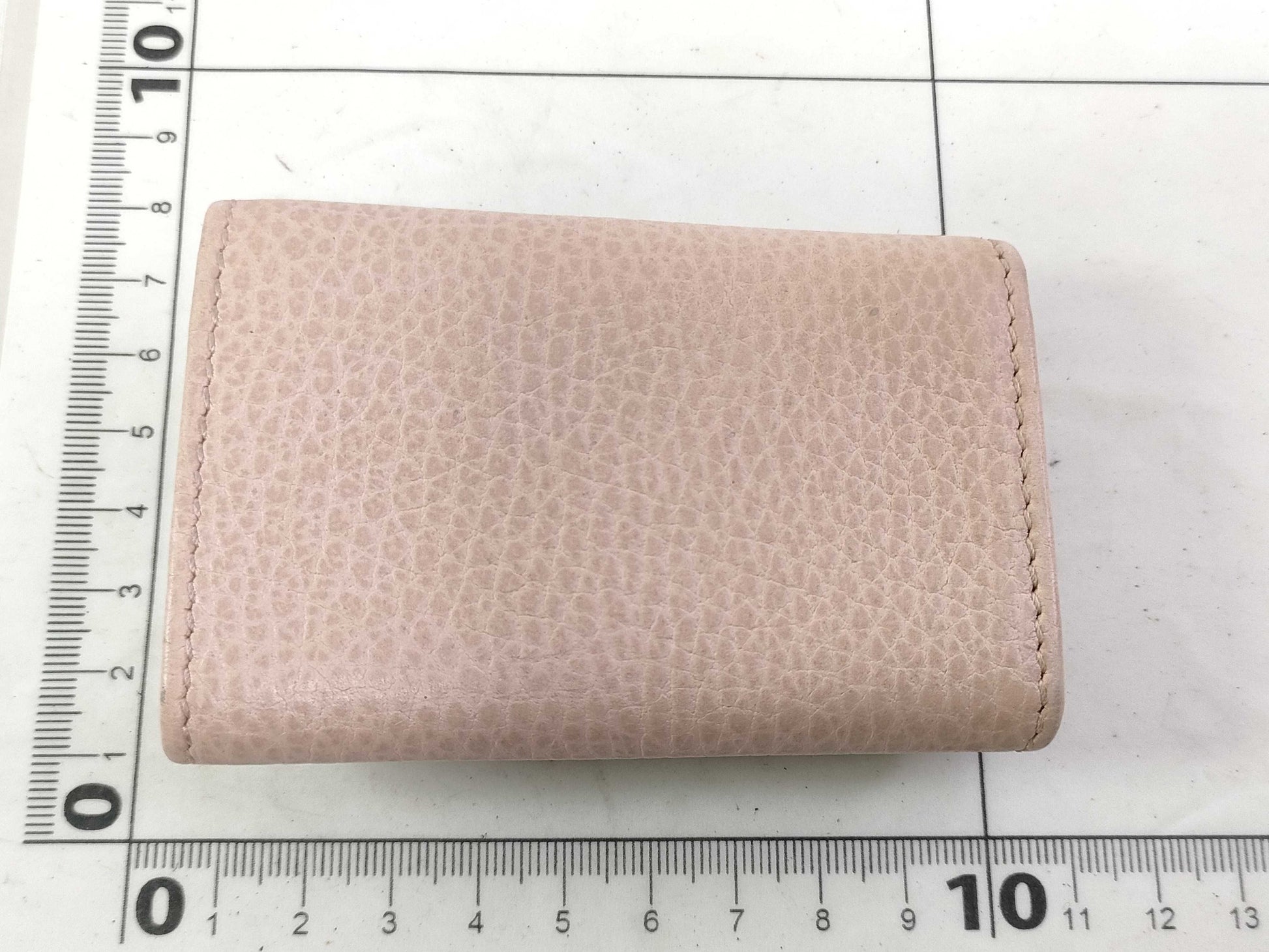 GUCCI GG Marmont Leather Key Case, Pink