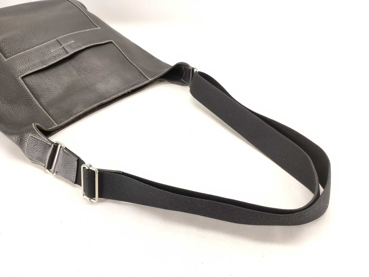 HERMES Good News GM L Stamp Black Shoulder Bag