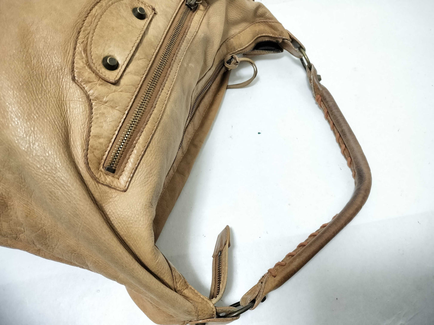 BALENCIAGA BALENCIAGA Handbag Tote Bag One-Shoulder Bag Leather THE DAY THE CITY Classic Handbag