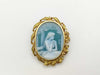 Cameo 18K 21.5g Brooch 