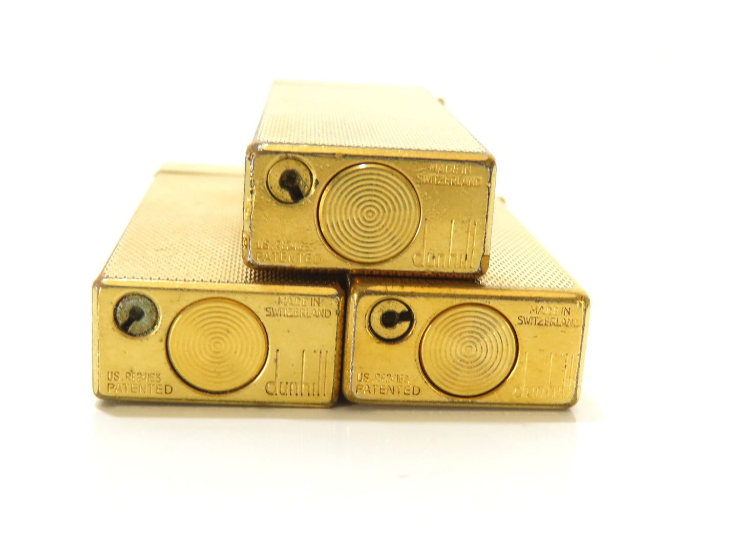 Dunhill 3-piece gold lighter