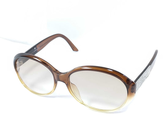  Dior Christian Dior Sunglasses DIORSUNSTRASS3F Logo Rhinestone Brown Sunglasses/Eyeglasses