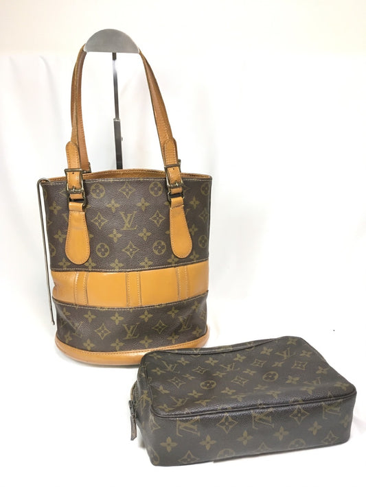 LOUIS VUITTON Monogram Louis Vuitton Shoulder Bag and Handbag Set