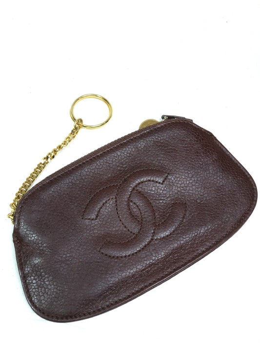 CHANEL Caviar Skin Coin Case