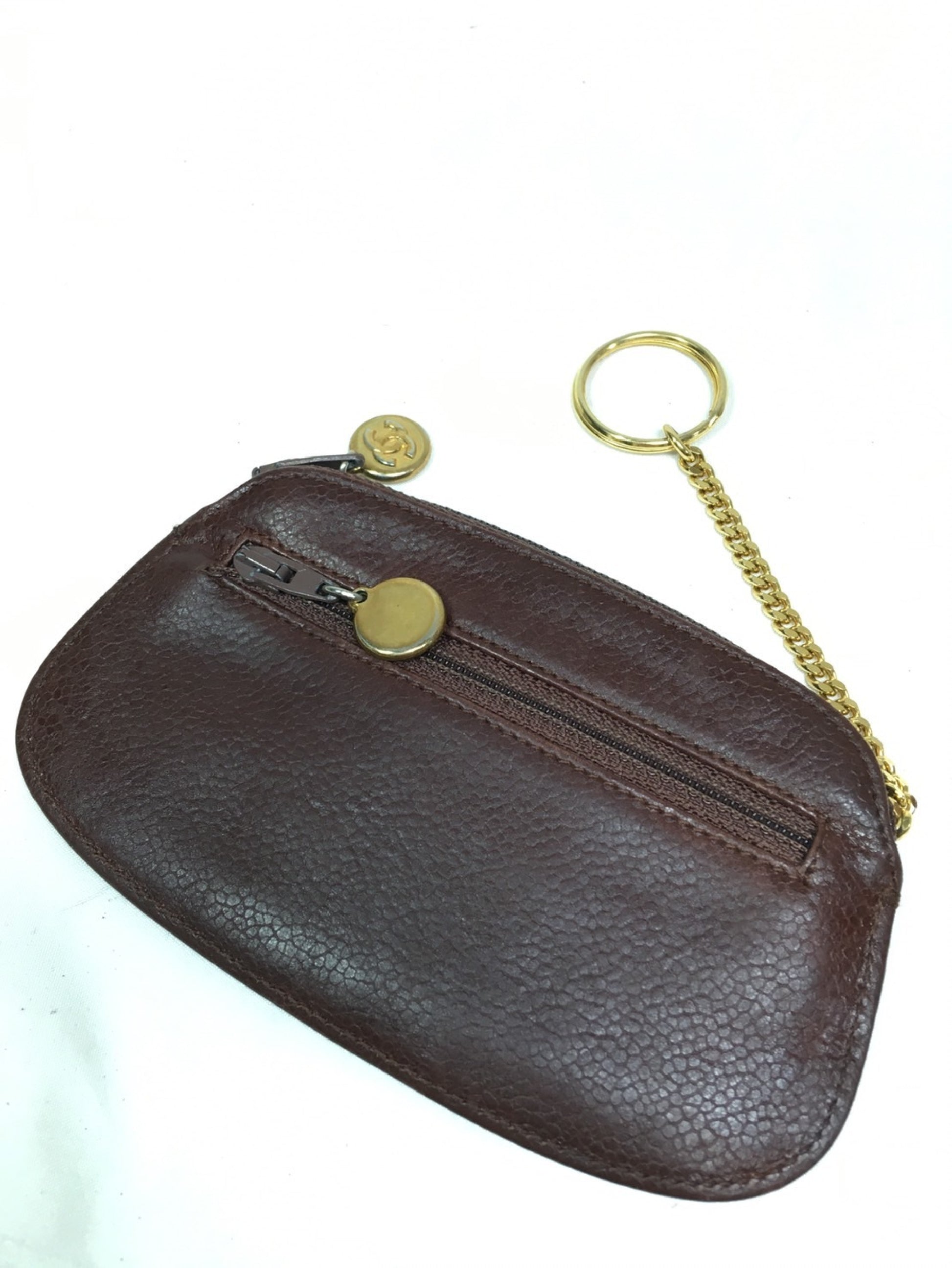 CHANEL Caviar Skin Coin Case