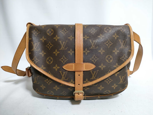 LOUIS VUITTON Monogram Saumur MM M40710/AR1905 Shoulder Bag