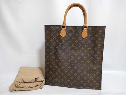 LOUIS VUITTON Monogram Sac Plat M51140/MI0050 Tote Bag
