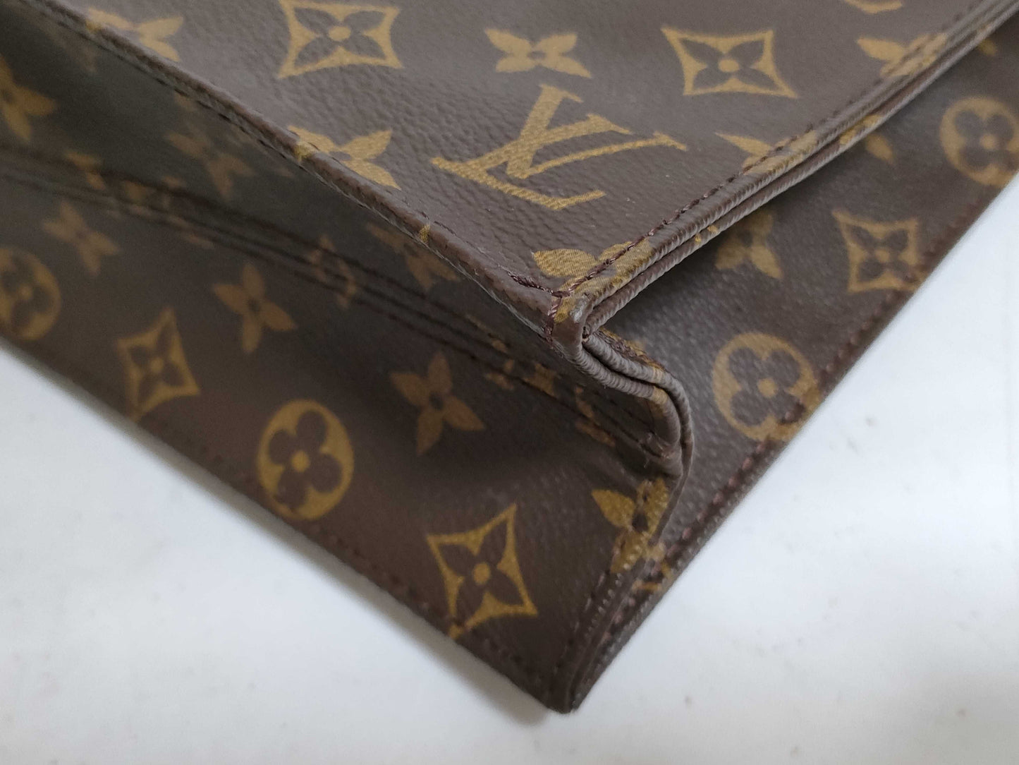 LOUIS VUITTON Monogram Sac Plat M51140/MI0050 Tote Bag