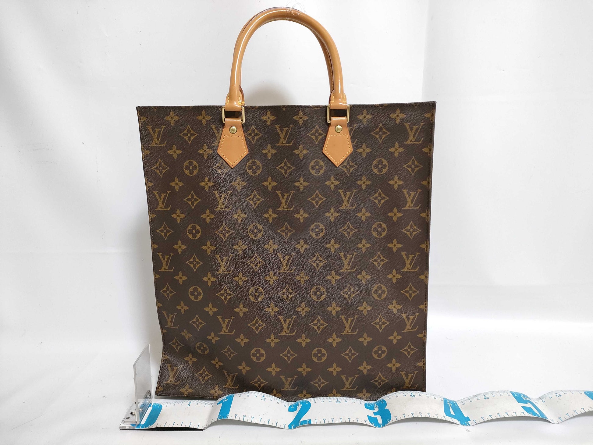 LOUIS VUITTON Monogram Sac Plat M51140/MI0050 Tote Bag