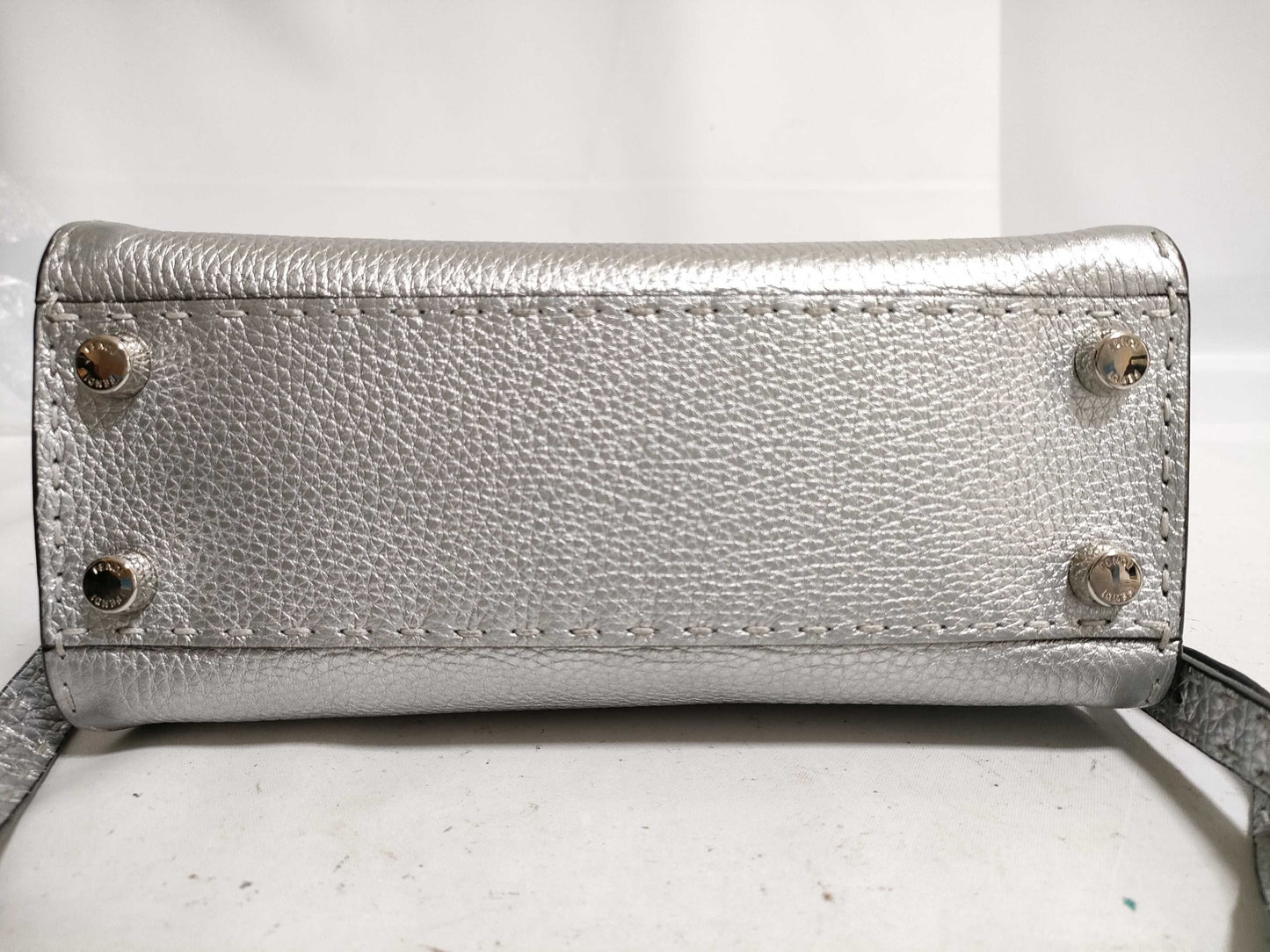 FENDI Peekaboo 2-Way Shoulder Mini Selleria Shoulder Bag